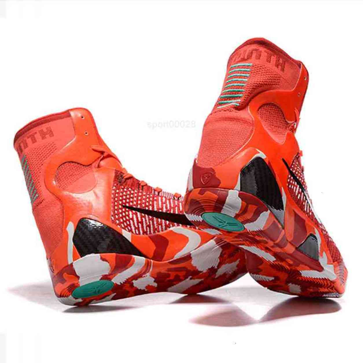 

Wholesale Day  IX Elite Black Mamba Blackout Christmas High Top Kids Men Shoes