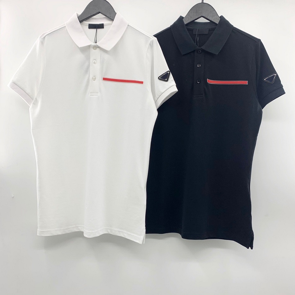 

polos polo Summer men T-shirt high quality loose short sleeves leisure breathable all-match cotton design large top business hoodie Paris custom Anti-Wrinkle Slim, Customize