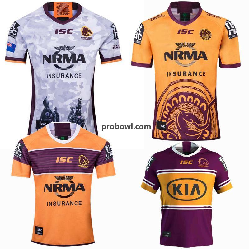

New 2018 2019 2020 2021 Fashion Brisbane Broncos Horse souvenir edition rugby Jerseys Rugby League jersey 19 20 21 shirts S-3XL, 8 rugby