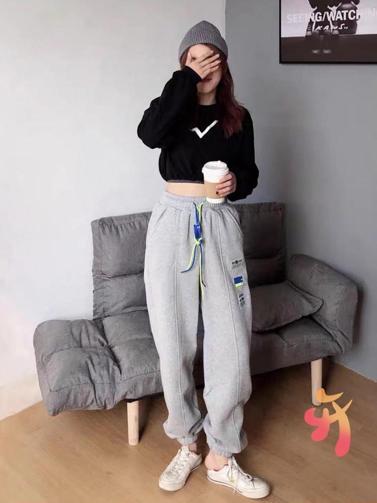 

Men's Pants The Latest Spring And Summer Trousers Men Women High Quality Drawstring Casual Adererror Jogging, Zhongchao-352