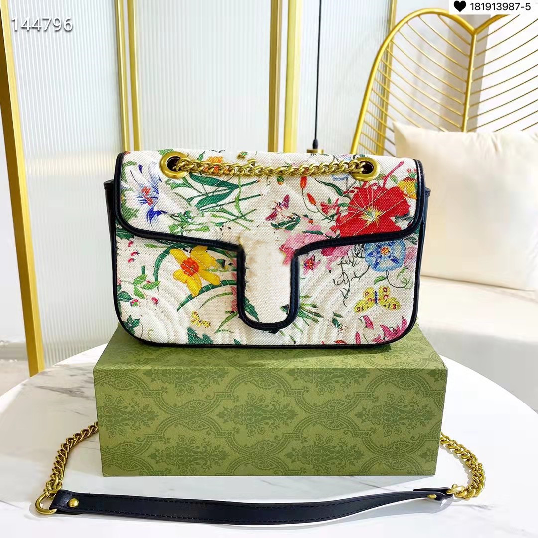 

Women's Shoulder Bag Designer Classic Underarm Bag Handbag Wallet Multiple Styles and Colors Gift Box Packaging, White
