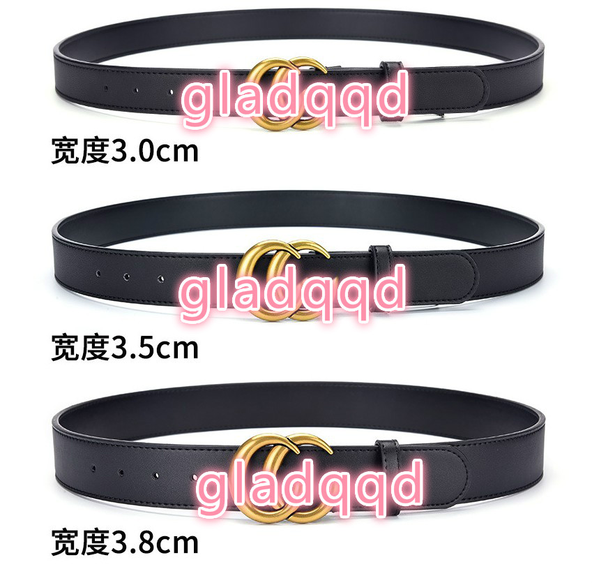 

to 2021 3.8CM-3.4CM-2.0CM Belts Mens Belts Luxury Belt Leather Business Belts Womens Big Gold Buckle, Black;brown