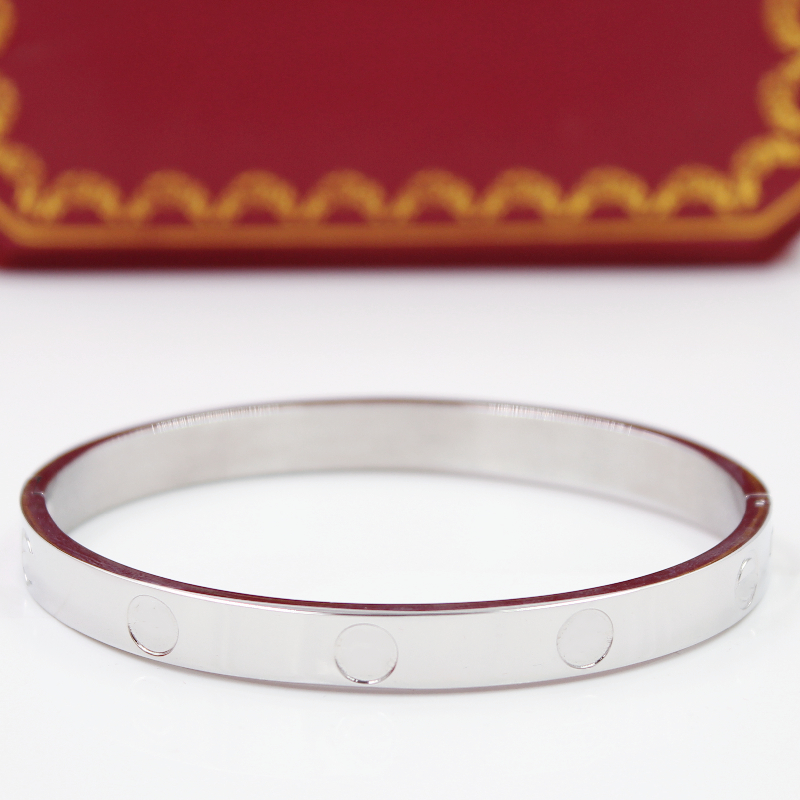 

Bangle Wholesale Cuff Stainless Steel Love Bracelets Silver Gold For Women Men out Screwdriver Opening Bracelet Couple Jewelry Woman