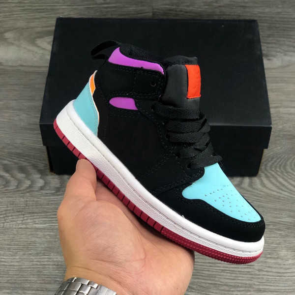 

01 2021 Infants Mocha Travis Scotts Basketball Shoe Children Hi OG kids Jacks 1S Toddler 35th Anniversary D x AJS1 I Mid PJ Tucker Kim Jones, Color 01