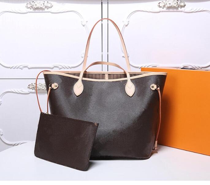 

High Quality Designers Leather Handbags Women Shoulder Bags With Wallet Composite Bag Purse Lady Totes M40156 Louis Vitton, Red;black