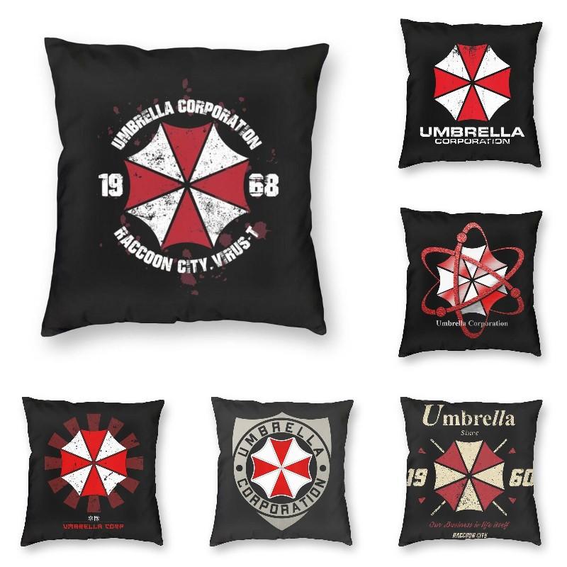 

Cushion/Decorative Pillow Umbrella Corporation Corp Sofa Cushion Covers Raccoon City Video Game Throw Case Square Pillowcase Bedroom Decorat