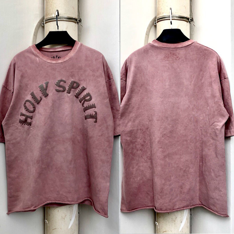 

Women's T-Shirt 2021 real po t shirt holy spirit trust god clean retro season 6 kanye shirts 5 1:1 high quality