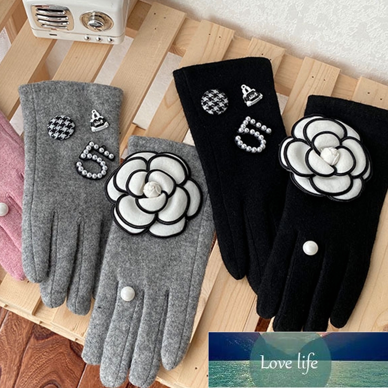 

Winter Gloves for Women Classic Brand Cashmere Touch Screen Gloves Female Thick Mittens Drving Gloves Guantes Factory price expert design Quality Latest Style