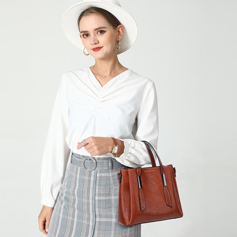 

Evening Bags 2021 Fashion Ladies Handbags High-quality Leather Luxury Designer Shoulder All-match Retro Messenger