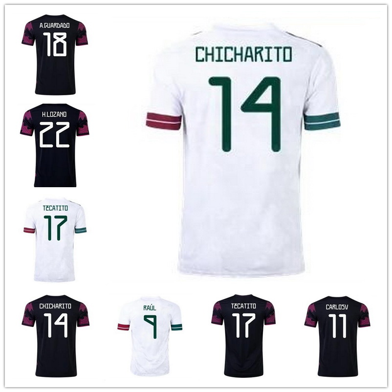 

Mexico 22-23 Soccer Jerseys 14 Chicharito Customized 11 Carlos V Thai Quality yakuda Dropshipping Accepted 17 TECATITO 18 A.Guardado 9 Raúl 22 H.Lozano online Custom, 20-21 black pink
