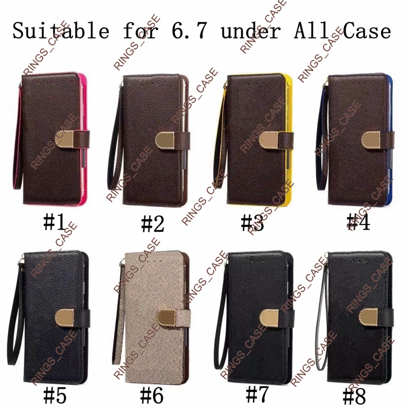 

Fashion Designer Card Wallet Phone Cases for iphone 12 11 Pro max Case 11PMax X XR XSMax 7P 8P 7 8 with orginal box packing 071215