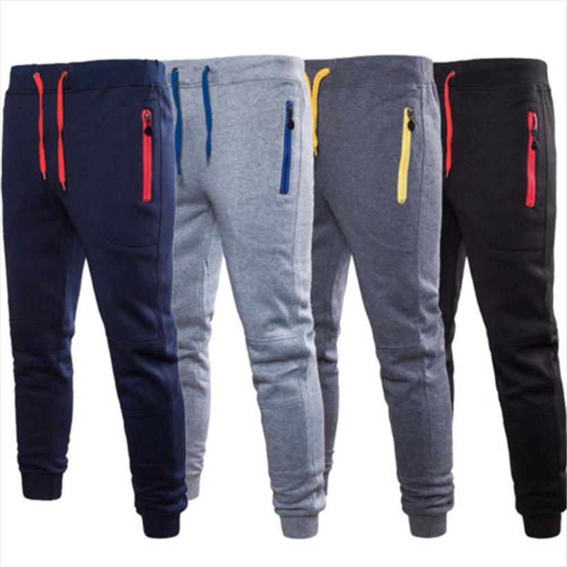 

sport joggers women pants hip hop jogging fitness casual pocket zipper trousers, Black