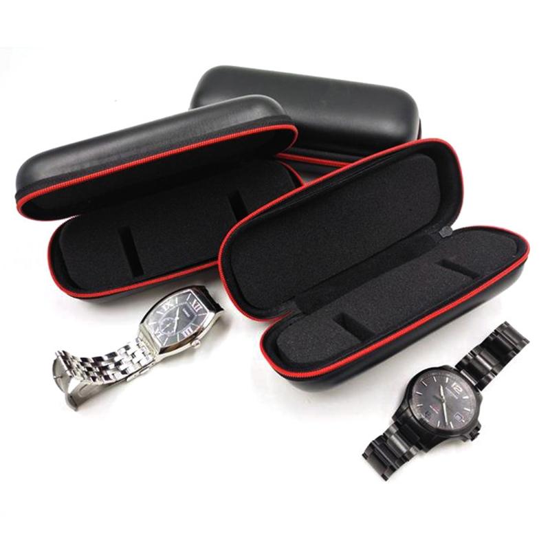 

Portable EVA Watch Box Waterproof Case Holder Zippered Storage For Exhibition M2EA Jewelry Pouches, Bags