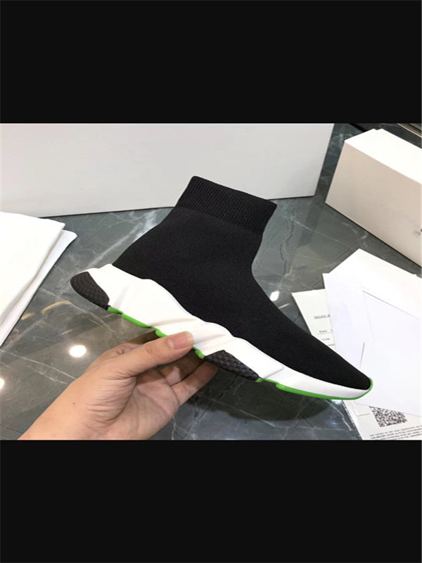 

Alexander 2021 designer men women platform shoe speed trainer sock boots socks mens trainers fashion casual balck womens shoes red sneakers, Choose the color