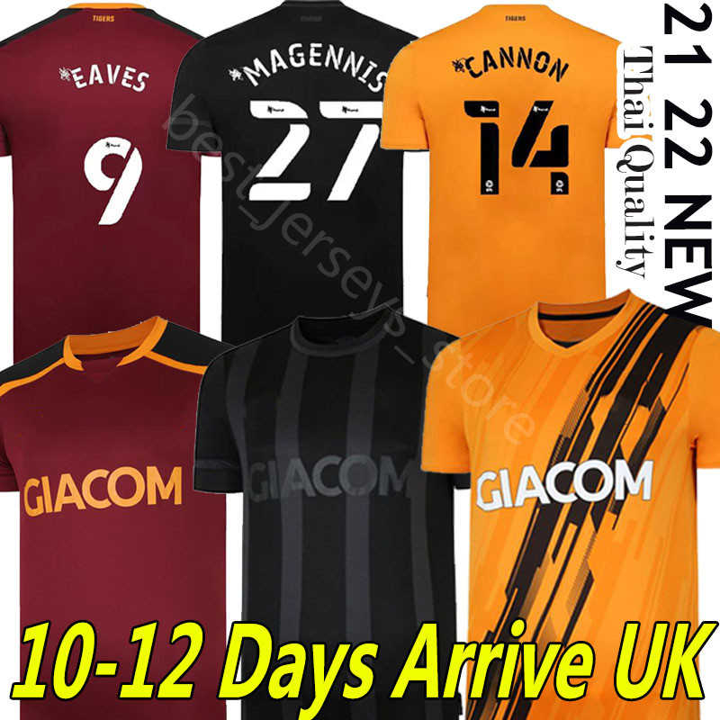 

2021 2022 Hull City Soccer Jerseys 21/22 The tigers Amber WILKS HONEYMAN M.SMITH BERNARD EAVES SCOTT RAXTER GREAVES LEWIS-POTTER EMMANUEL CANNON Football Shirts, Heercheng 21-22 away