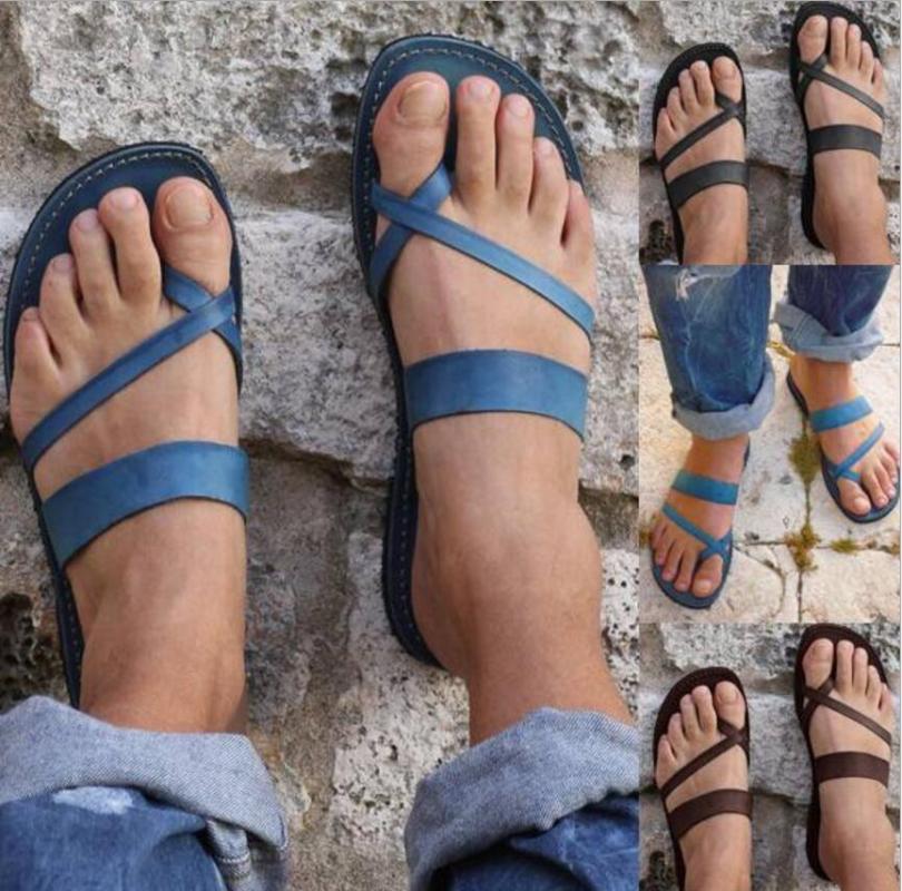 

Slippers PU Leather Flip Thong Flats Ladies Casual Shoes Woman Summer Sandals Chaussure Women Slides Zapatos Mujer F181266, Black