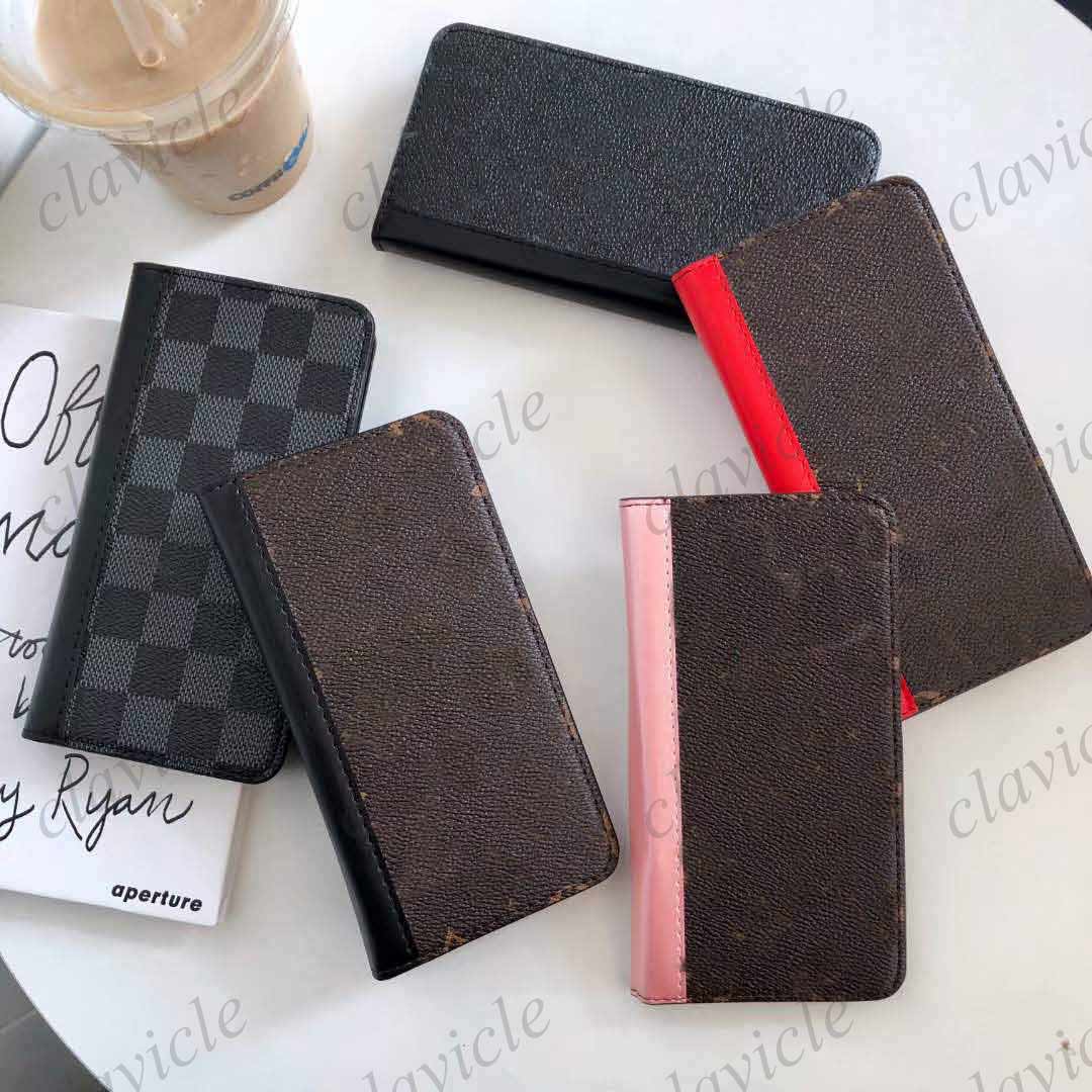 

Classic Wallet Design Phone Case for iphone 12 12pro 12mini 11 11pro Max X Xs Xr 8 7 6 6s plus Luxury Logo Cover Cases
