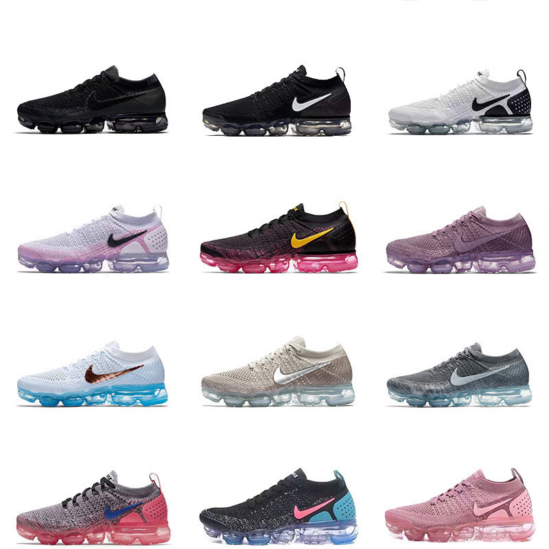 

2021 Men air Running Shoes Vapourmax Fly 2.0 Knit 1.0 max Triple Black Sports Vapor Women Volt Orca Trainers Cushion Sneaker, White