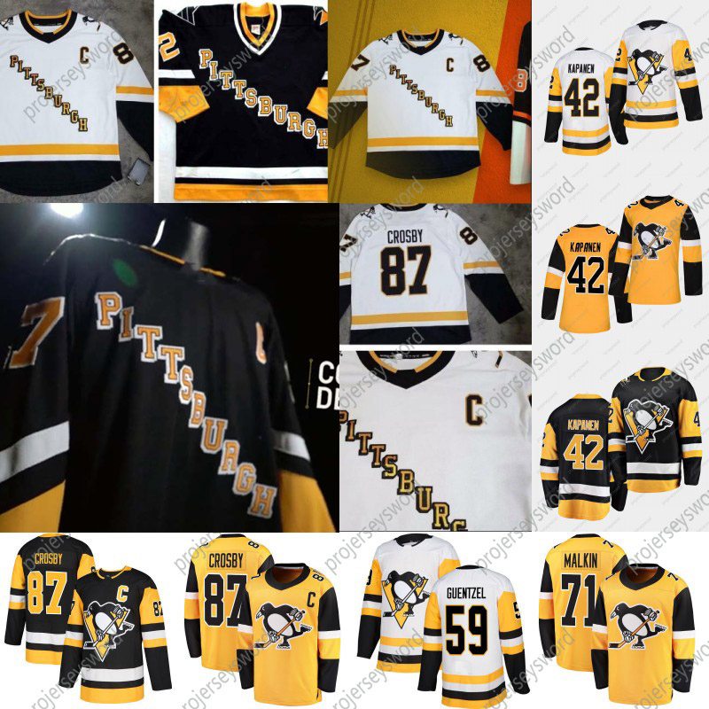 

Pittsburgh Penguins Kasperi Kapanen 2021/22 Third Jersey Sidney Crosby Jake Guentzel Evgeni Malkin Casey DeSmith Kris Letang Bryan Rust Jeff Carter Tristan Jarry, 20/21 womens black s-xxl