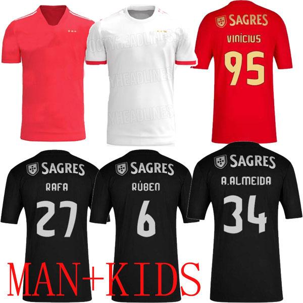 

21 22 benfica away soccer jerseys Éverton home away OTAMENDI GRIMALDO 2021 2022 RAFA jota Pizzi Rúben T SEFEROVIC PEDRINHO men kids football, 21 22 home 2