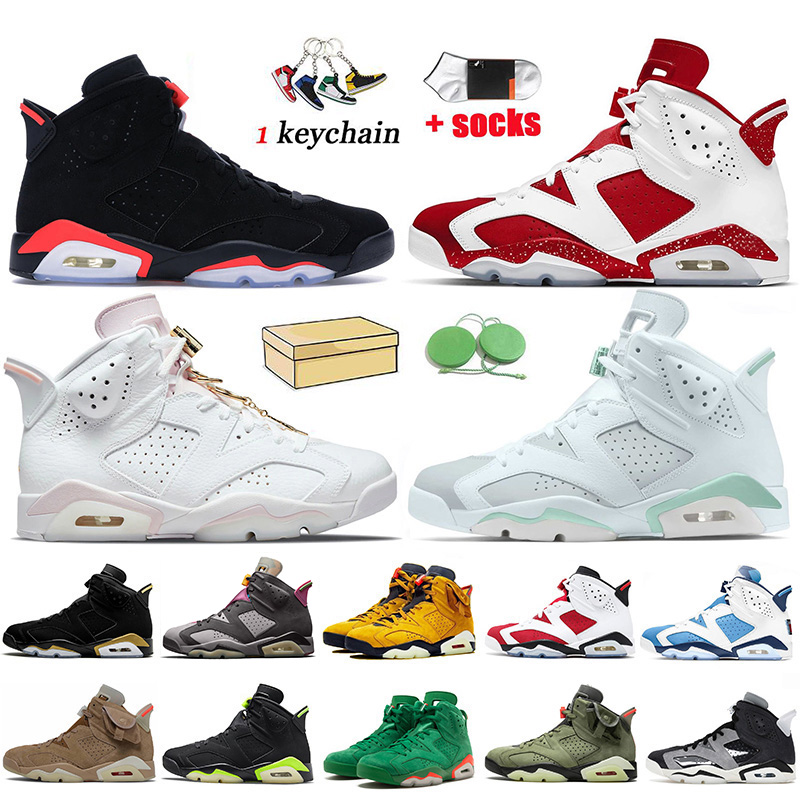 

Top Quality 2022 Jumpman 6 Red Oreo 6s Basketball Shoes UNC Georgetown Cactus Jack Midnight Navy Black Infrared Bordeaux Electric Green Mens Trainers Women Sneakers, C46 aleali may 36-40