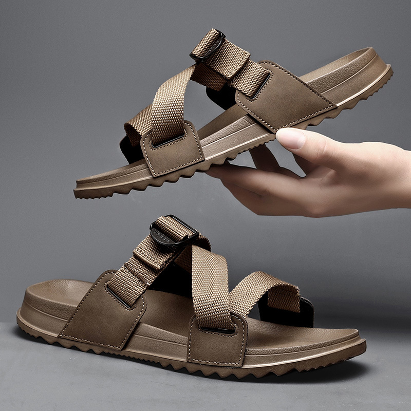 

Sandals Men's shoes will see slip-in- for men sandals of rubber flip flops designer casual native slippers SBTZ, 1# shoe box