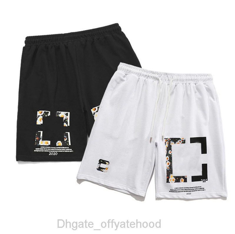 

Fashion Off Designer Men's Shorts Summer Brand Luxury Casual Sports Pants Loose Arrow Printed Reflective Stripe Short White Black Gym Sweatpants Women Capris Lxh5