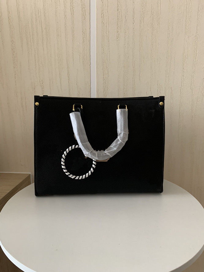 

Designer handbags women Genuine leather bag with letters lady Handbag fashion bags printed old flowers, Blue