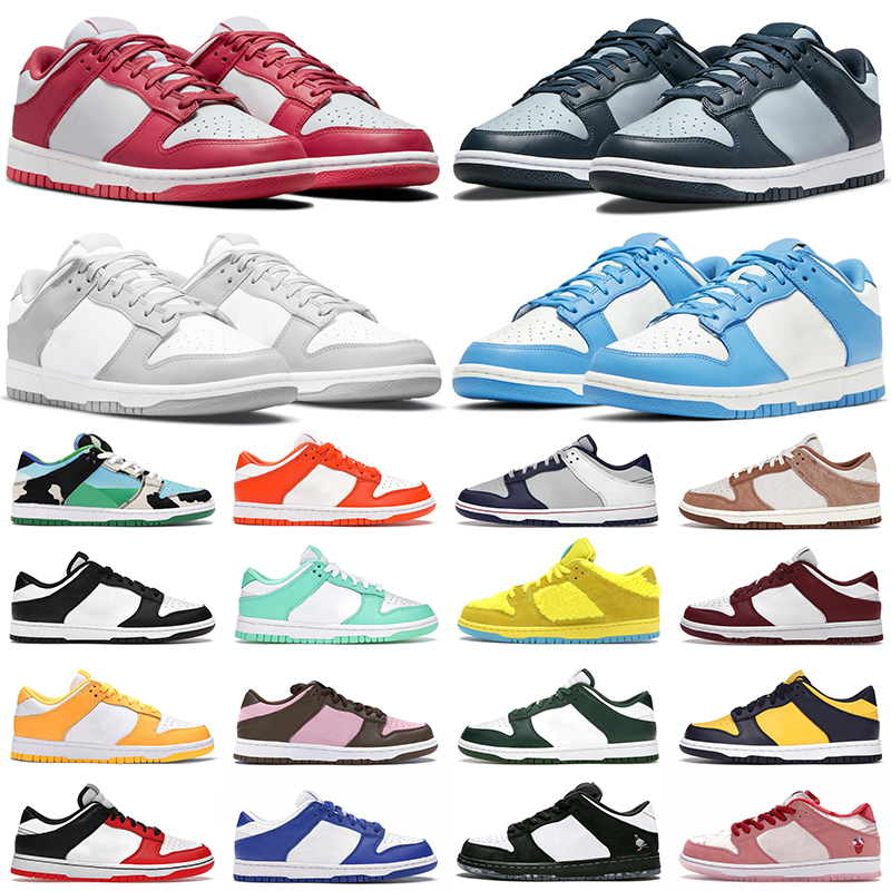 

2022 men women running shoes low Archeo Pink Grey Fog UNC Michigan State White Black Bordeaux Syracuse Georgetown mens trainers outdoor sports sneakers, 30