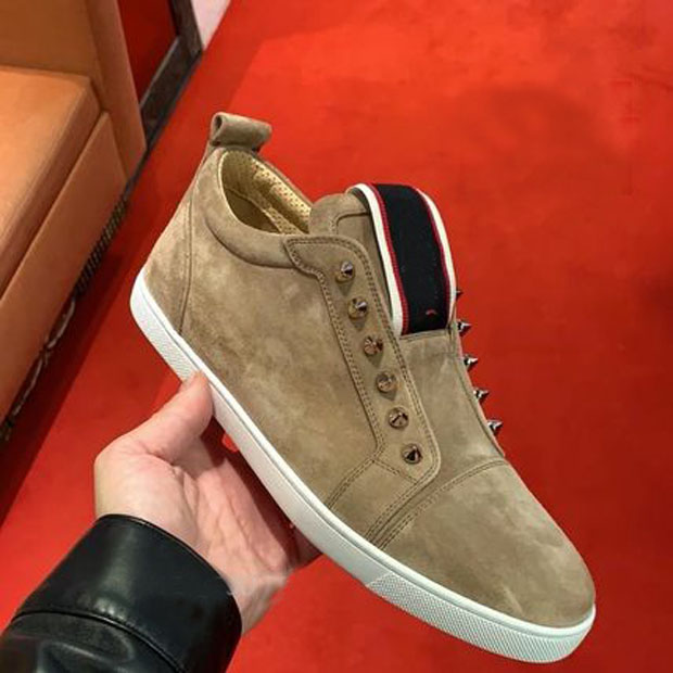 

Paris Luxury designs for men's Casual Shoe junior flats red bottom low top sneaker spiked shoes F.A.V Fique A Vontade Flat sports runner trainers With box eu35-47 couple