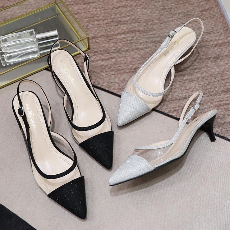 

Sandals 2021 Ankle Strap Women Summer Fashion Brand Thin High Heels Gladiator Sandal Shoes Narrow Band Party Dress Pump