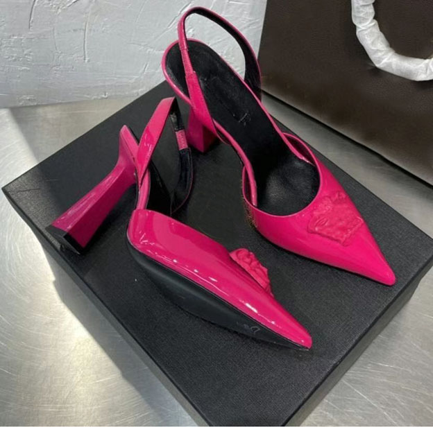 

Travel outdoor Rhinestone women's exposed high-heeled sandals women leather mule Princeton comfortable size 35-42, Black