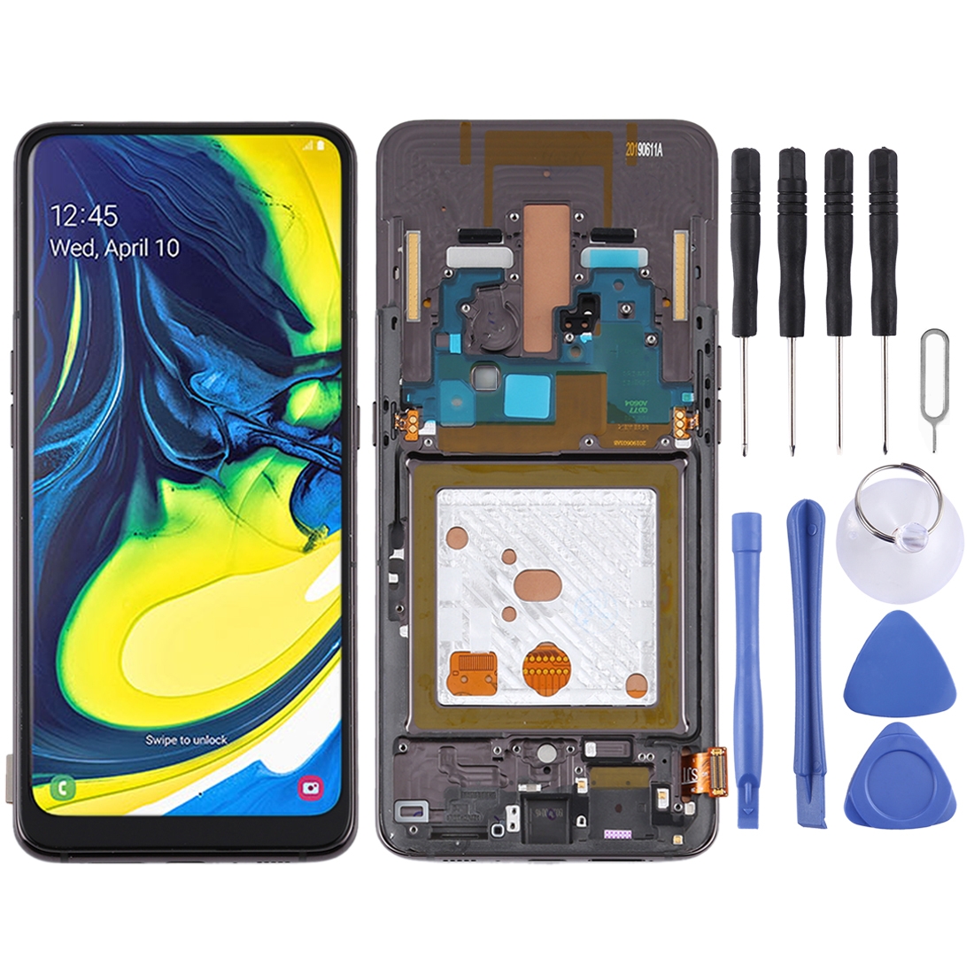 

TFT Material LCD Screen and Digitizer Full Assembly with Frame for Samsung Galaxy A80