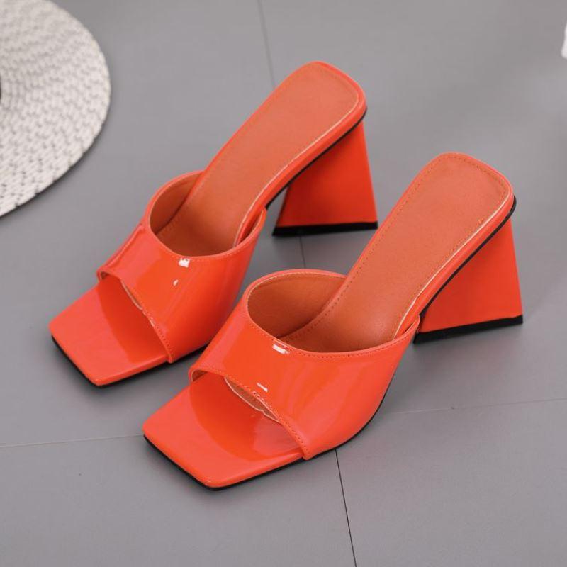 

Sandals RizaBina Women Fashion 2021 Slippers Summer Shoes For Woman 7 Colors High Heels Sanddlias Lady Home Footwear Size 35-42, Black