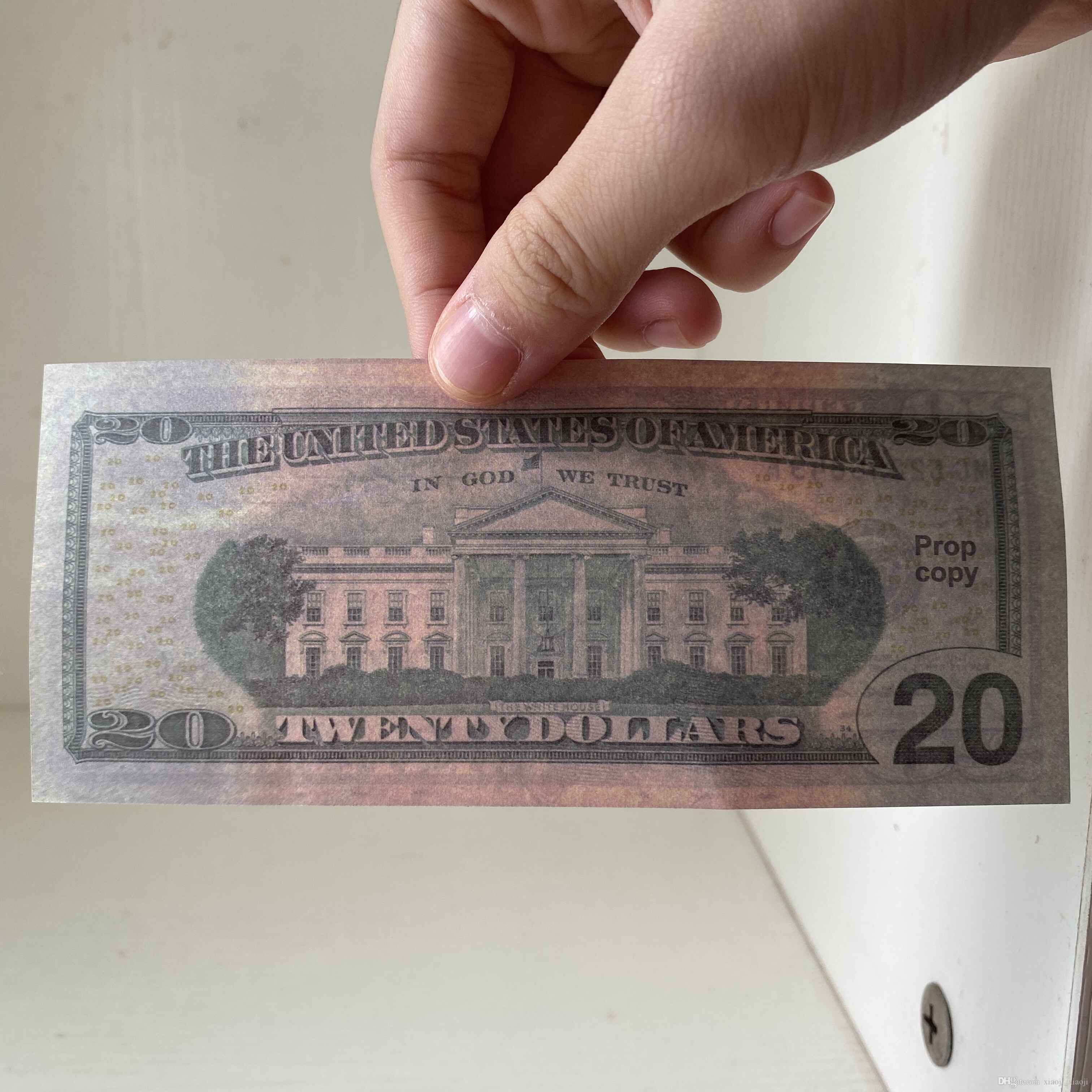 

Dollar 20 Fake Money Banknotes Prop Business Banknote Gifts Bills Price Money For Men 100/pack Fake Money For Collection Paper 02 Pbaxh