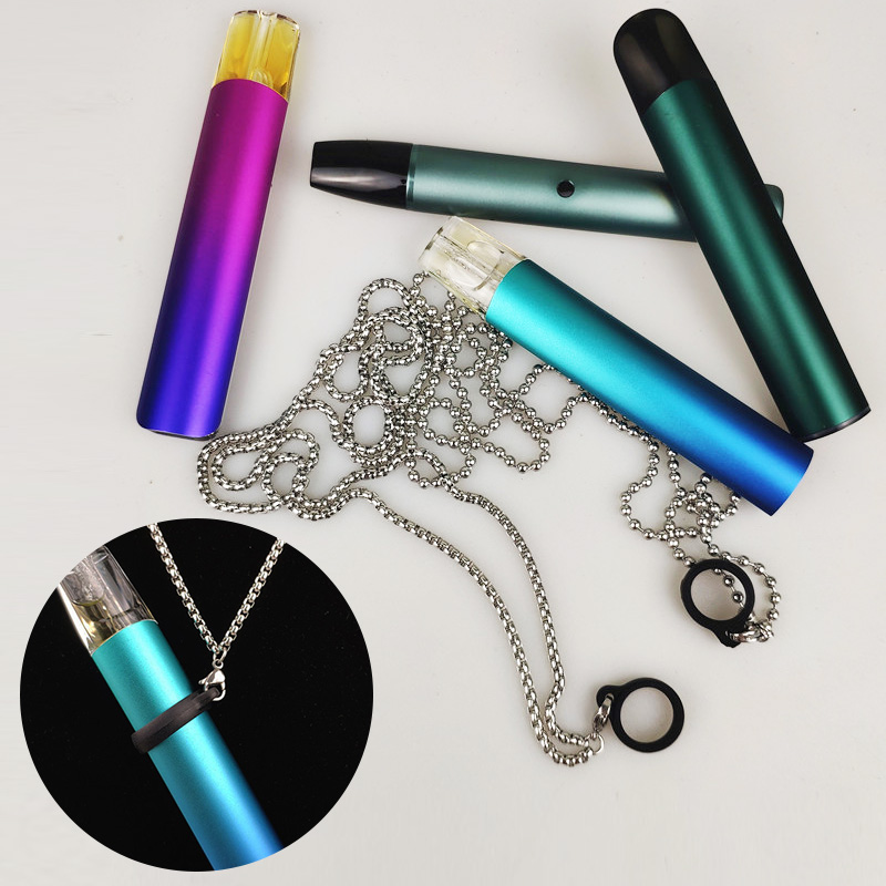 

electronic forced cigarette hanging grid ring men's sweater keel chain 304 Stainless Steel Necklace