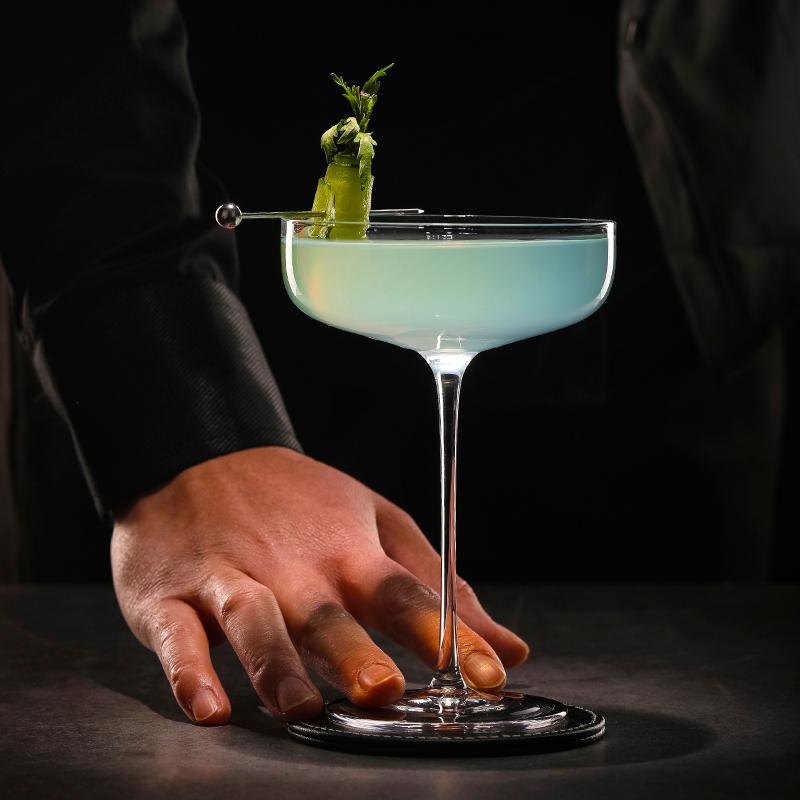 

Party Favor 2PCS 185ML Coupe Cocktail Glass Martini Crystal Set Of 2