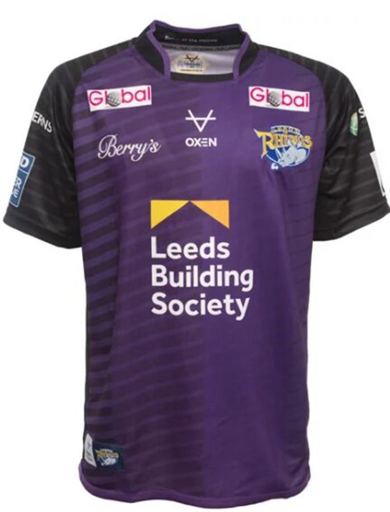 

2021 LEEDS RHINOS HOME RUGBY JERSEY Leeds Rhinos Home/Away Rugby Jersey TRAINING SHORTS JERSEY size S--5XL, Black