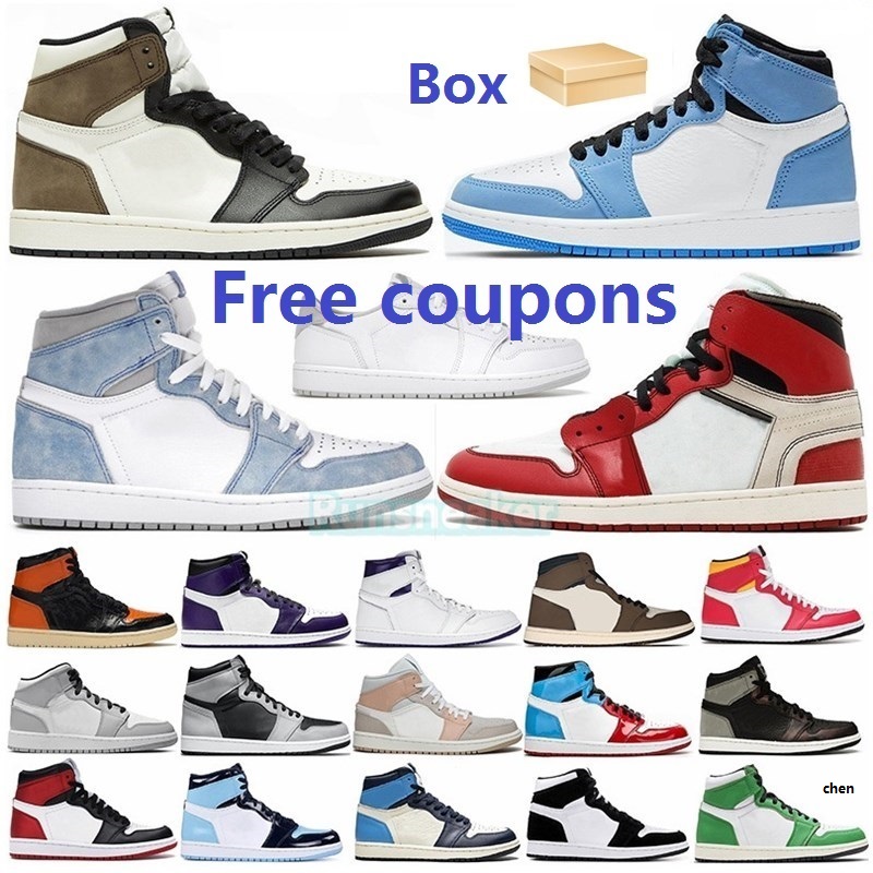 

Hyper Royal 1s mens basketball shoes jumpman 1 University Blue Taupe Haze 4s Black Cat Red Thunder womens trainers sports sneakers, Shoelaces