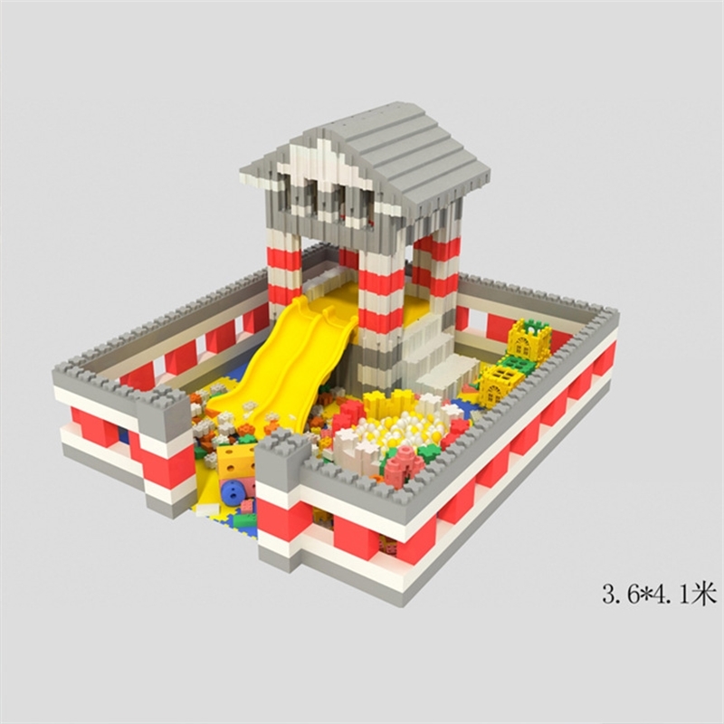 

Family play theme naughty castle children's paradise room wall large EPP building block Castle