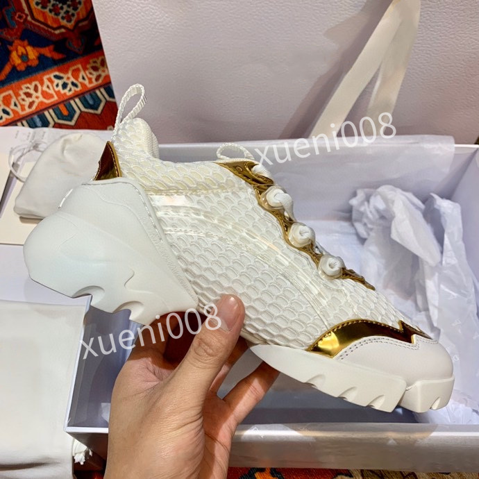 

Designer Casual Shoes Lace-up Platform Real Leather Flat Trainers Men Women Sneakers Newest Colors Camouflage Sneaker And Studded xxl210402, Choose the color