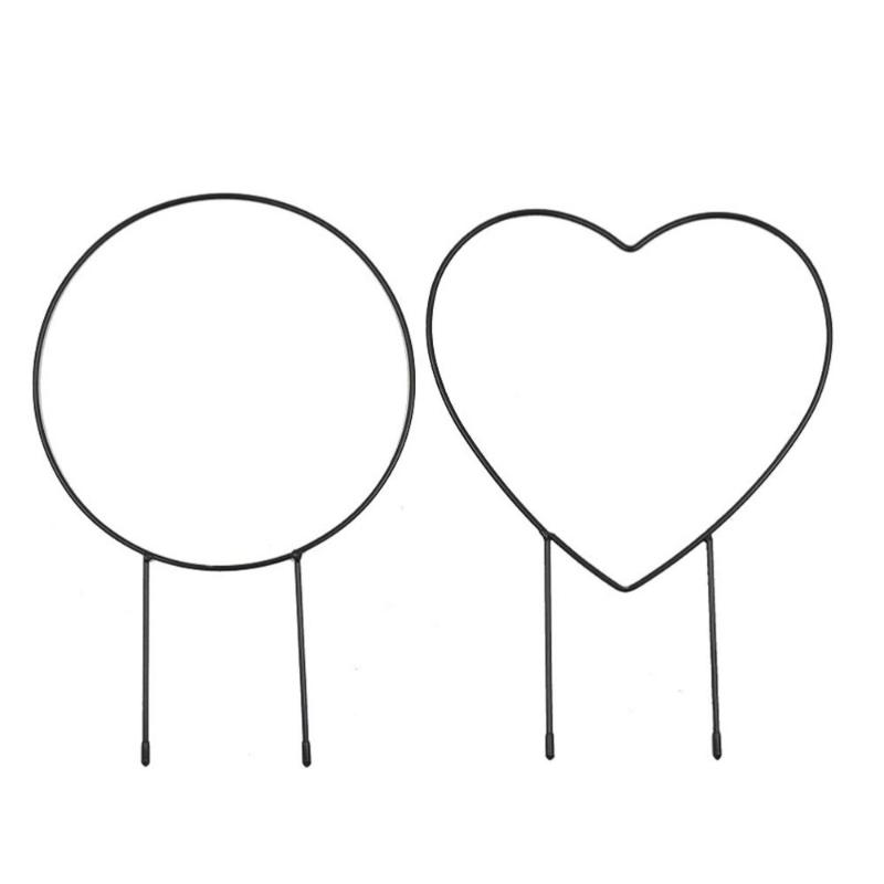 

Other Garden Supplies 2Pcs Plant Support Bracket Climbing Frame Vines Iron Rack