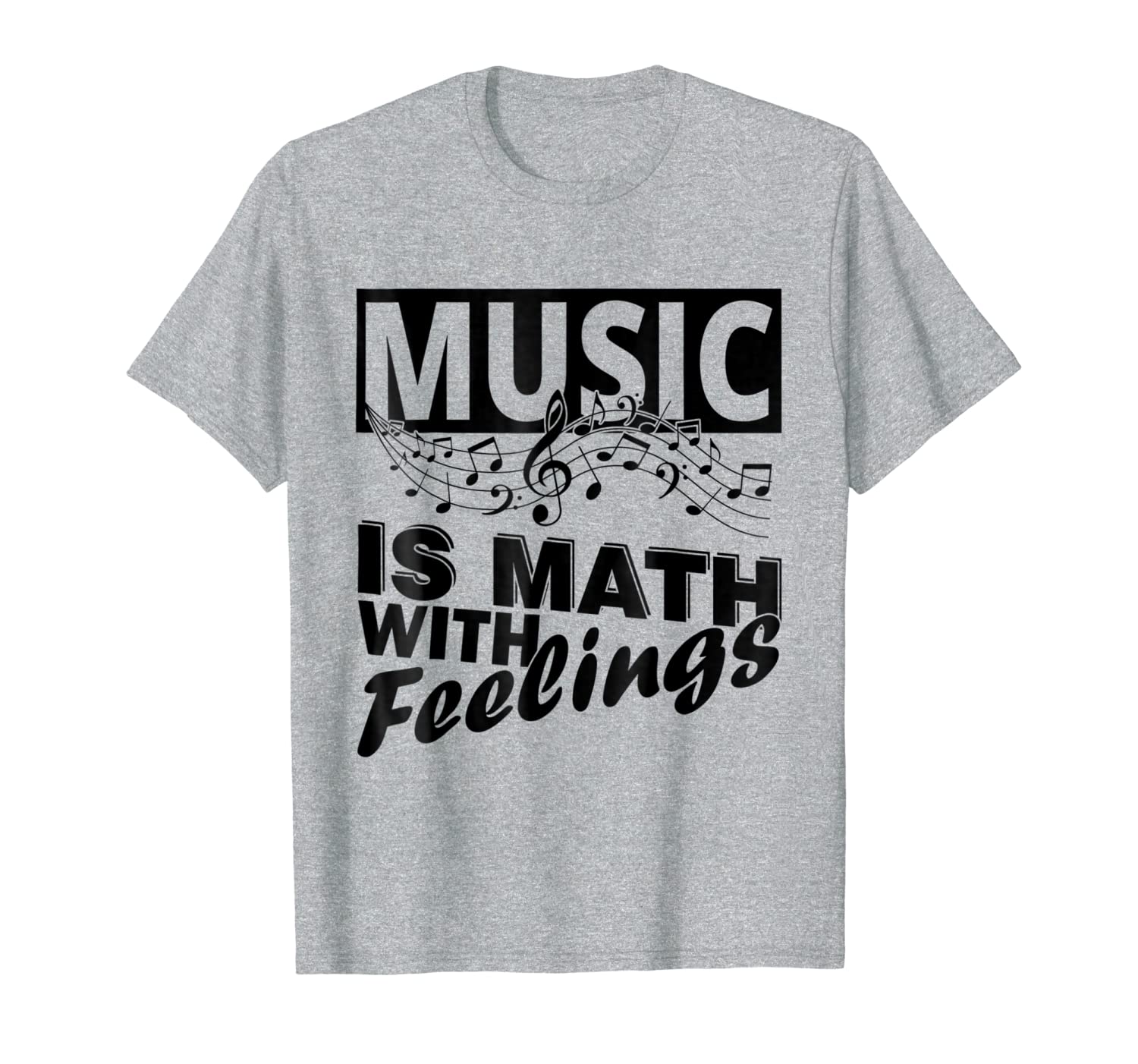 Music Is Math With Feelings T-Shirt-image-702209344