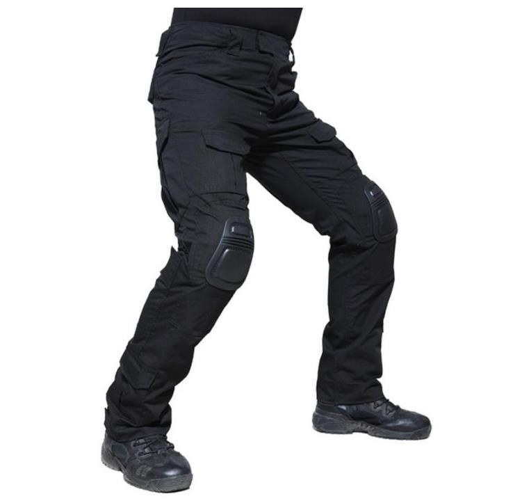 

MAGCOMSEN Military Hunting Tactical Pants Men Rip-Stop Army Combat Trousers With Knee Pads Camouflage Huntingg Airsoft Paintball Clothing, Blue