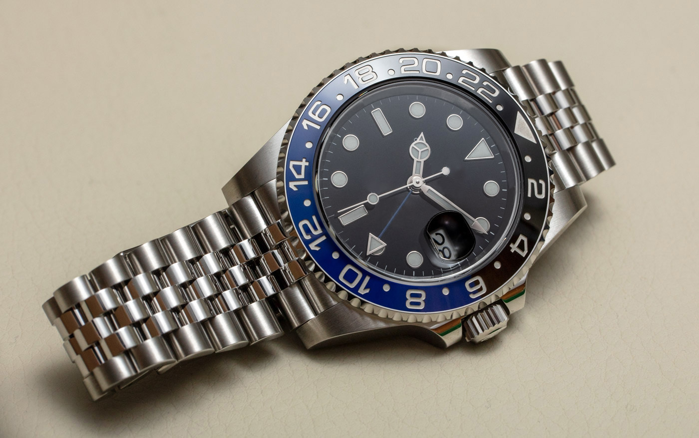 

Men watch N factory Master II Sapphire watches ETA 3186 3285 movement Ceramic bezel 126710 model 904L bracelet jubilee stainless steel waterproof 100M Wristwatch