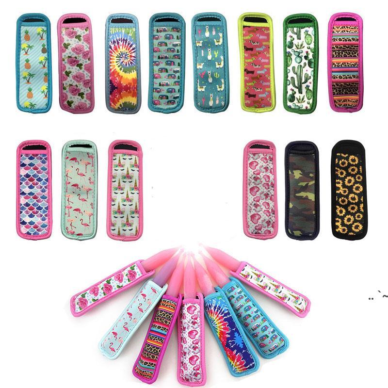 

Neoprene Popsicle Sleeves Insulated Freezing Icypole Holders for Children's Summer Cactus, Sunflower, Dog Tie-dye BWB6221