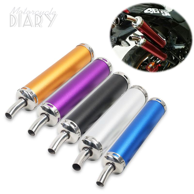 

Motorcycle Exhaust System 60*280mm Universal Metal Racing Escape Moto Stroke Pipe Muffler Motorcross For 125cc 20mm 50cc Modif