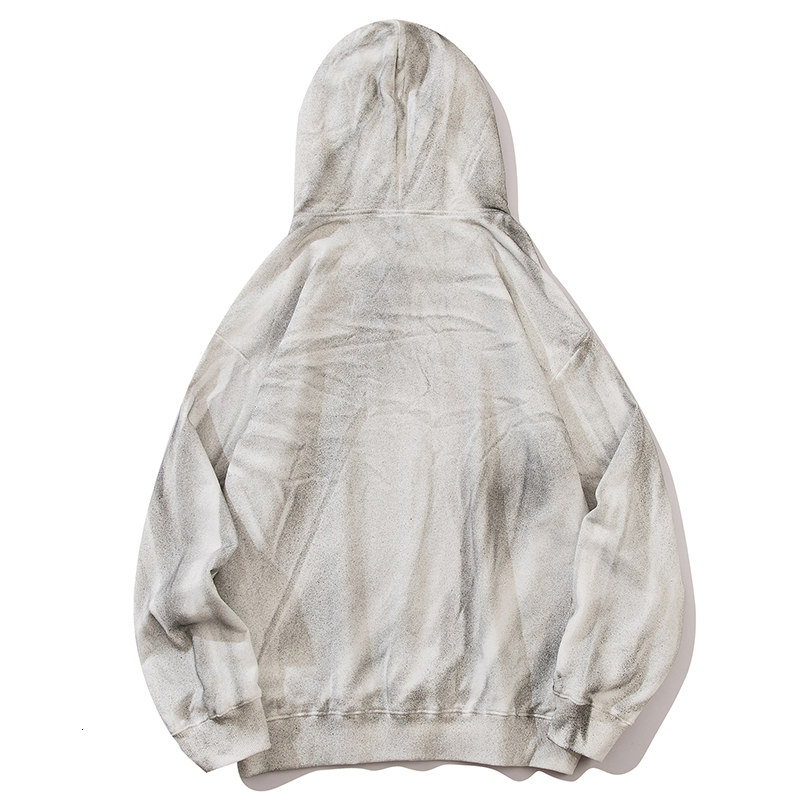 

Men's Hoodies & Sweatshirts Aolamegs esthetics flame portrait of aged ink jet with hoodie retro punk high street streetwear IAFJ, 1# shoe box