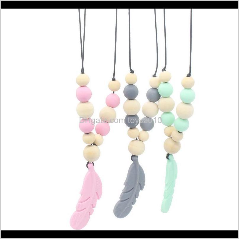

Teethers Health Care Baby, Kids & Maternity Drop Delivery 2021 Sil Bead Teething Euro America Aessories Infant Toddlers Necklace Toys Baby So