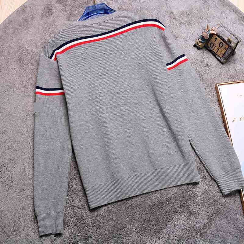 

Men's Sweaters The men's sweater long-sleeved autumn/winter semi-turtleneck trend neck trimmer bottom shirt M9A1, Gray